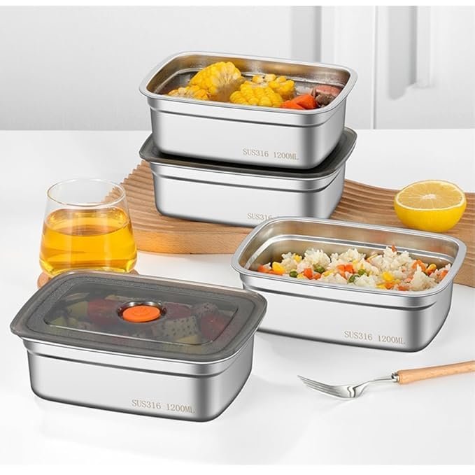 1200ML SS FOOD STORAGE BOX