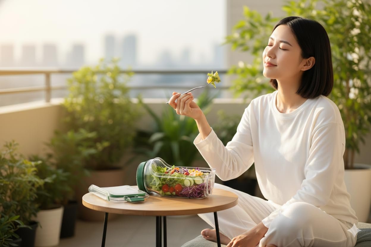 Salad Jar Container