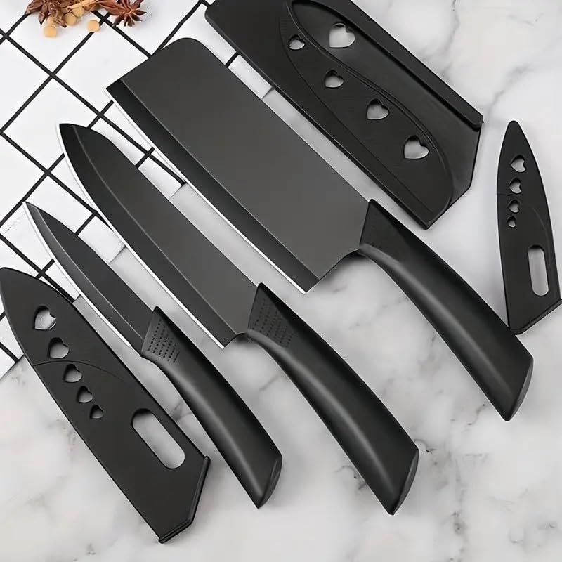 3PCS BLACK KNIFE