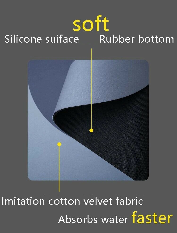 HEAVY NEW BATHROOM MAT (PACK OF 2)