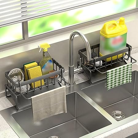 Kitchen Sink with Hanging Rod