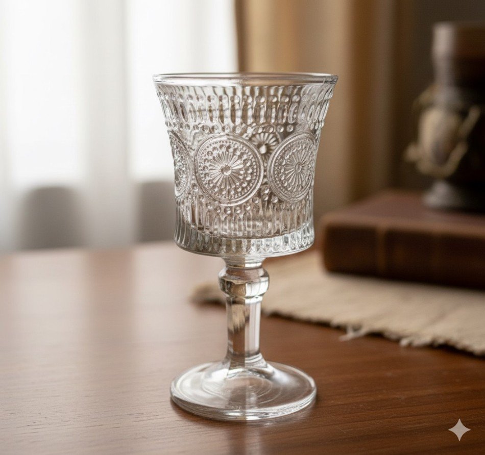 CRYSTAL BRANDY SHOT GLASS 55 ML 6 PCS  22722 | T611-2