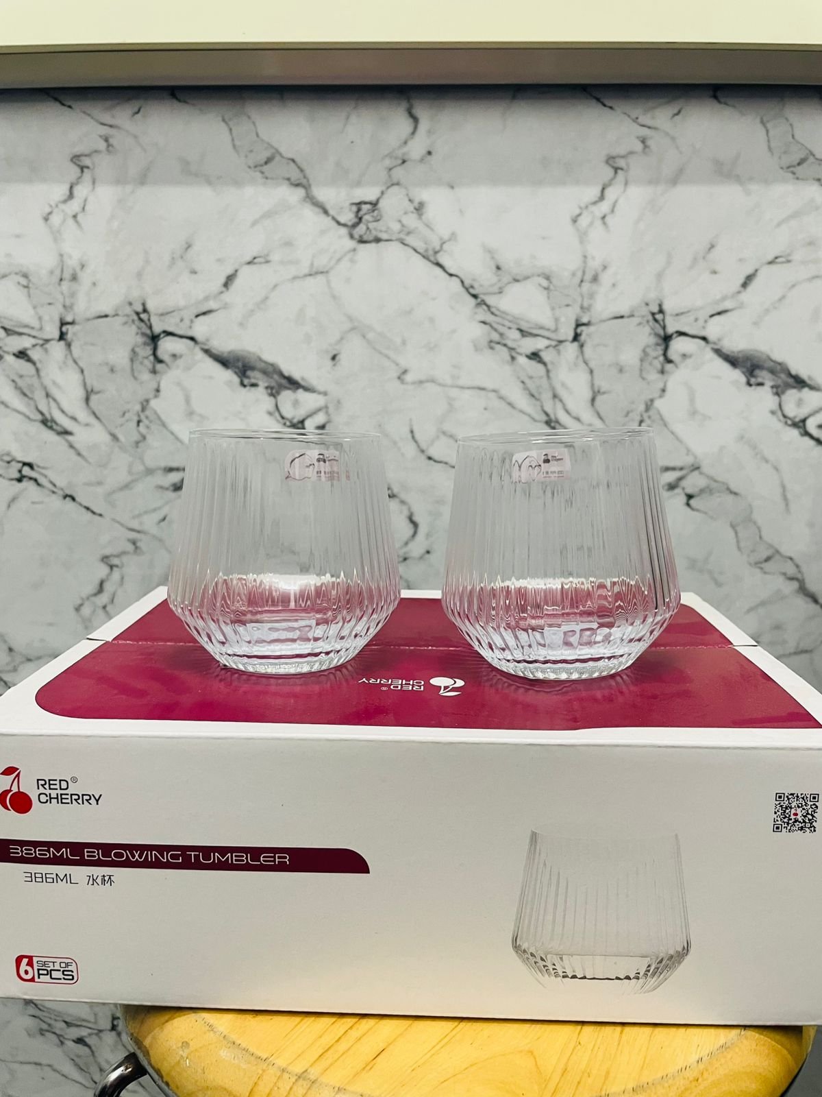 WHISKY  GLASS LINNIG 385ML 6PCS SET  22895|HS63612ST