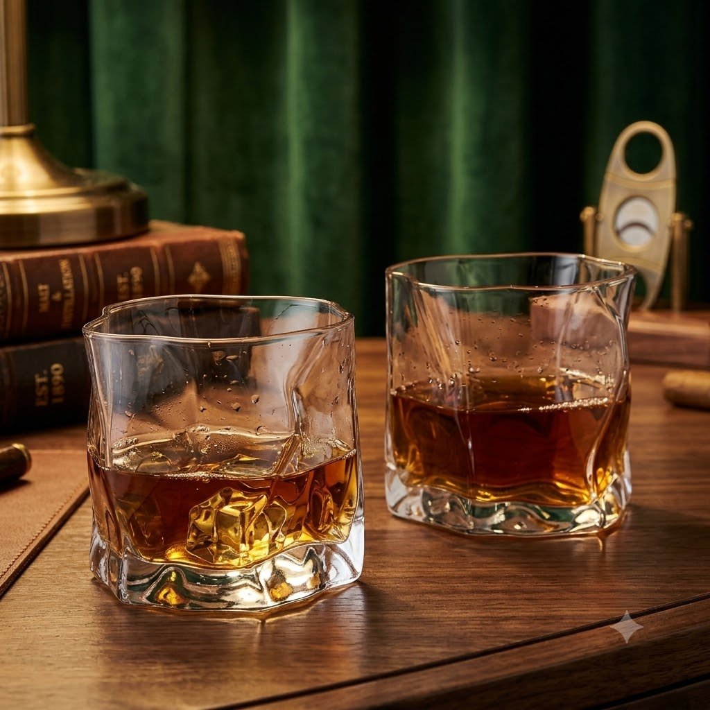 CRUMPLE WHISKEY TUMBLER 280ML 6PCS 21121 |ES7040