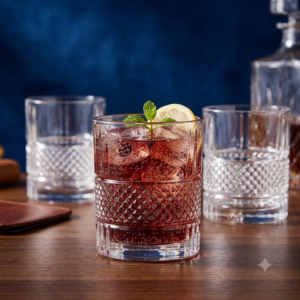 BRILLIANT WHISKY GLASS 325ML 6 PCS  SET 23045 I BRILLIANT