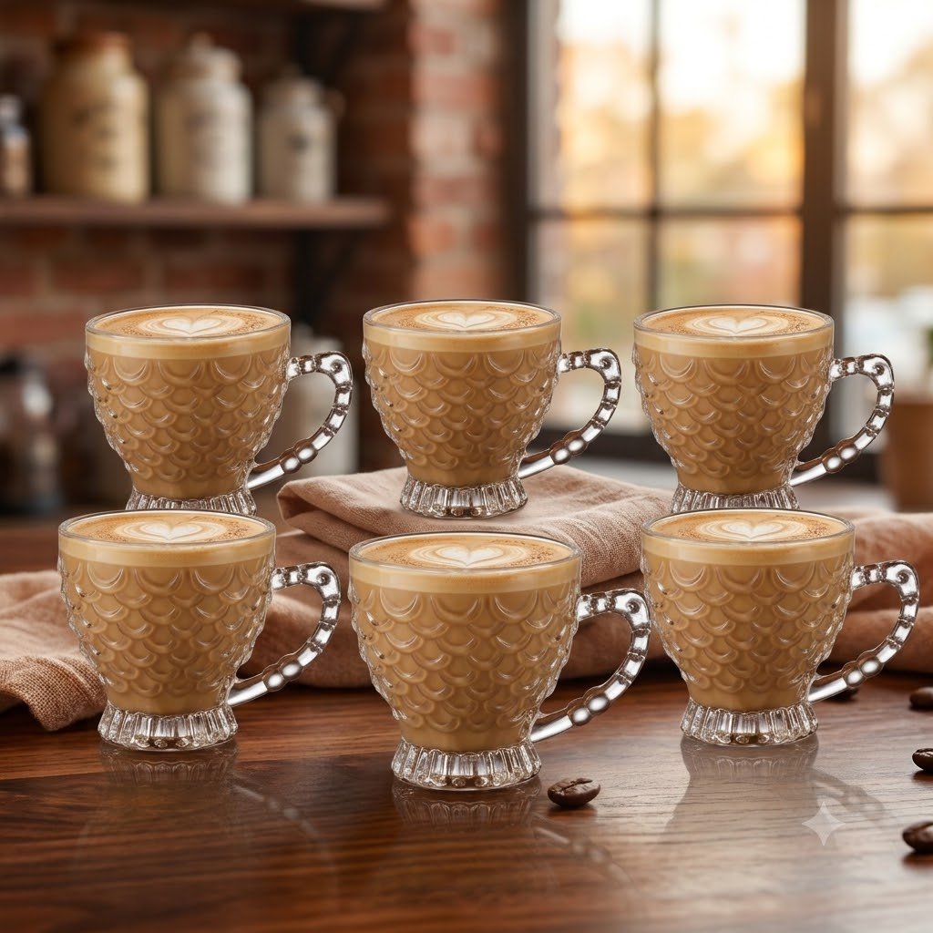 FISH TEA CUP 210ML 6PCS 20165 | CF029