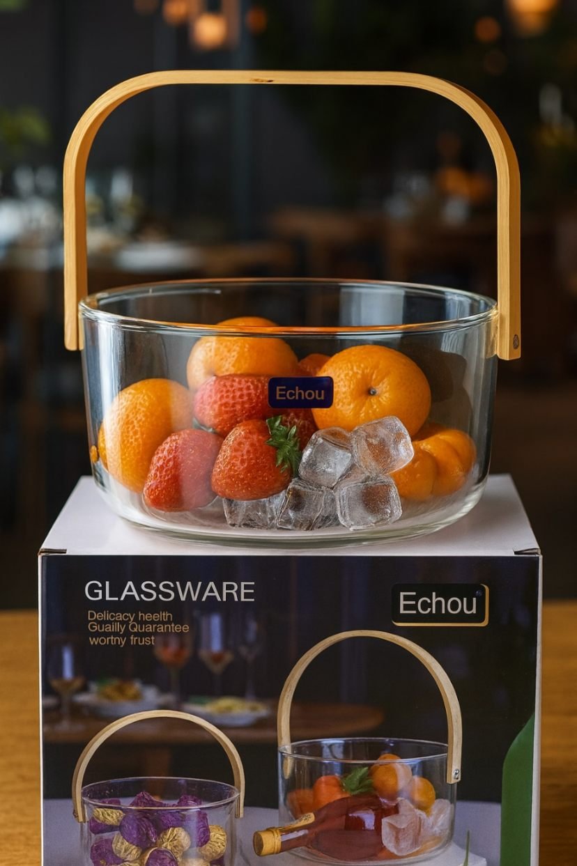 FRUIT BASKET WITH HANDLE ECHOU 2.2 LTR  22652 | TLW01