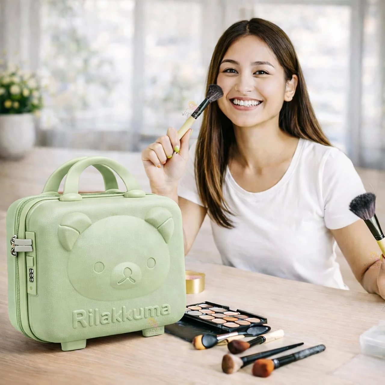 Cartoon Bear Cosmetic Travel Case