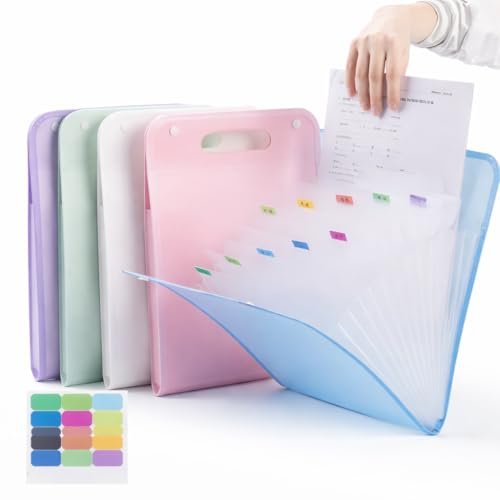 Multi-Layer Expanding Folder 13 Pockets A4 Paper Organizer –(1Pcs)